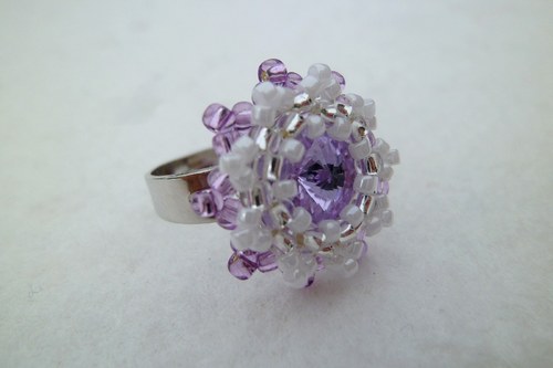 Swarovski prstýnek "Violet" - dětský! — foto 2
