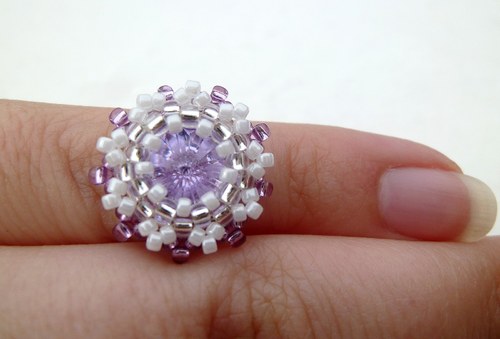 Swarovski prstýnek "Violet" - dětský! — foto 6