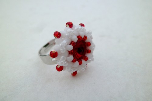 Swarovski prstýnek "Siam" - dětský! — foto 4