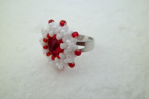 Swarovski prstýnek "Siam" - dětský! — foto 5