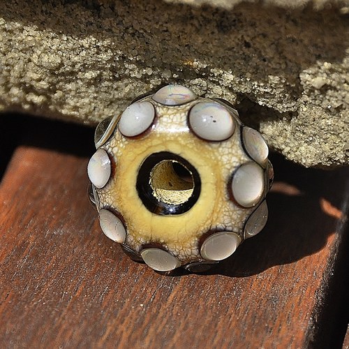BHB Big hole beads "Písečná perla" — foto 3