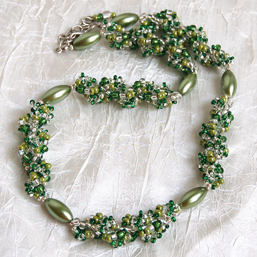 Náhrdelník green/silver — foto 4