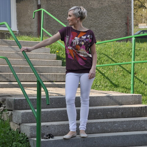 Fialkové triko — foto 4