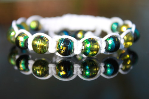 Náramek shamballa/makramé — foto 5