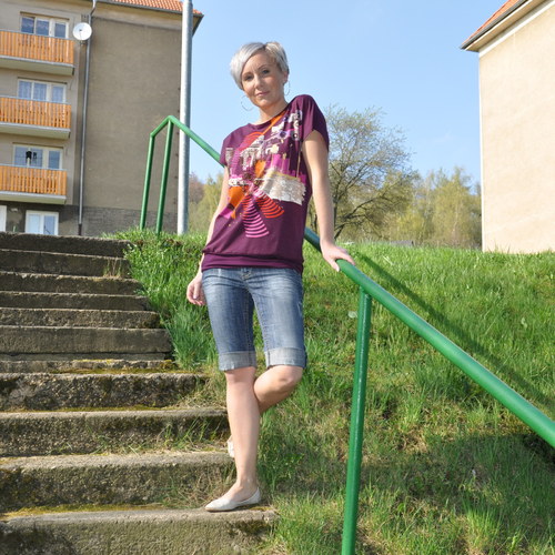 Fialkové triko — foto 6