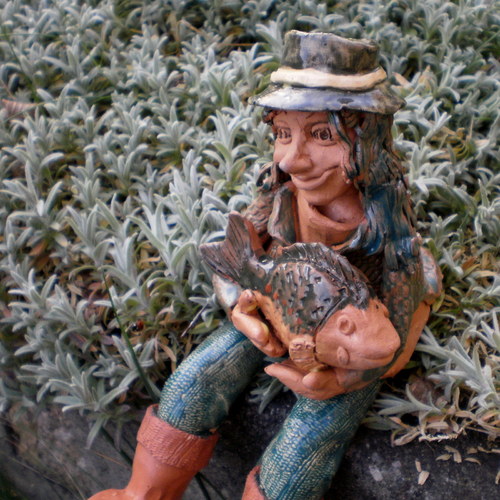 Vodník Emánek s kapříkem-22cm — foto 3