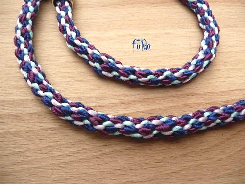 Kumihimo Fialovomodrý — foto 2