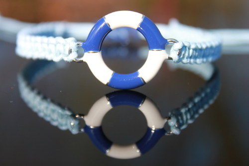 Pro vodáky.. :-) Náramek makramé/shamballa — foto 3