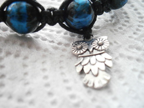 Náramek Shamballa se sovou — foto 2