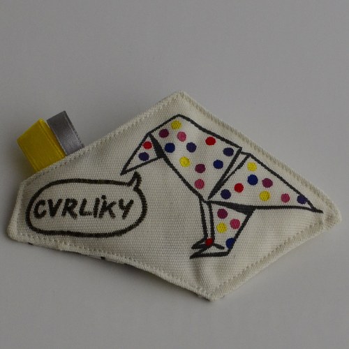 ORIGIAMI "cvrliky" brož — foto 3