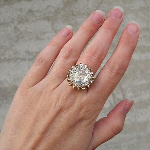 Ice Dream - Swarovski - prsten... — foto 6