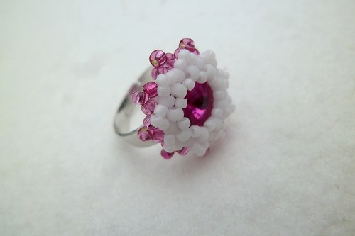 Swarovski prstýnek "Fuchsia" dětský! — foto 2