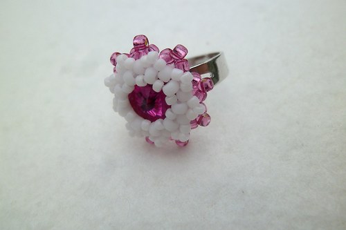Swarovski prstýnek "Fuchsia" dětský! — foto 4