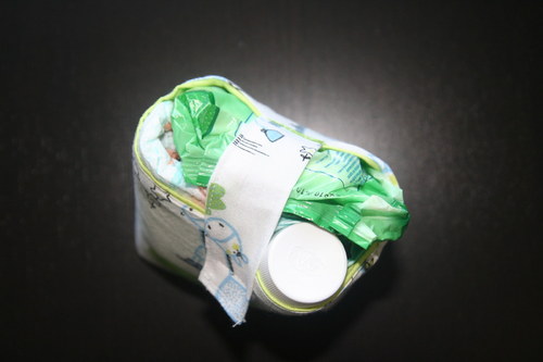 Plenkobox malý - bílý s koníky — foto 2