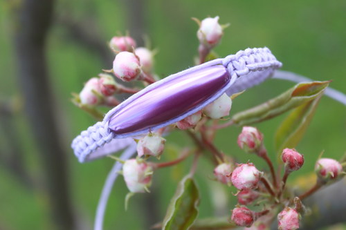 Simple Elegance.. Náramek makramé/shamballa — foto 2