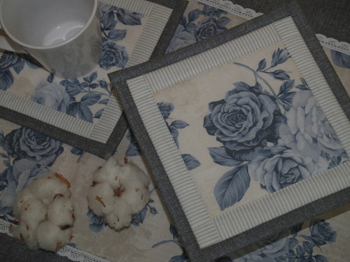 Prostírání pod hrníčky - Roses — foto 3