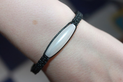 Simple Elegance.. Náramek shamballa/makramé — foto 4
