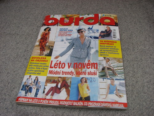Burda - květen 1999, střihová příloha — foto 2