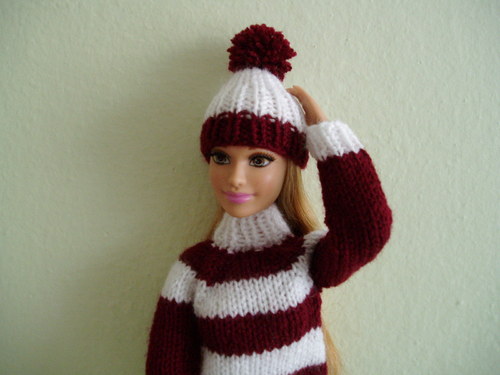 Kulich pro Barbie (3)-bordó — foto 3