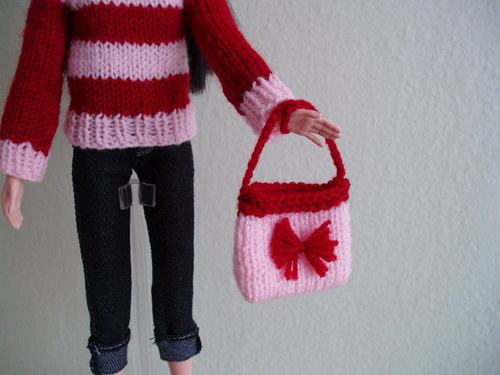 Kabelka pro Barbie (5)-červ. — foto 3
