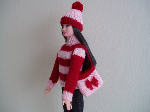 Kabelka pro Barbie (5)-červ. — foto 4