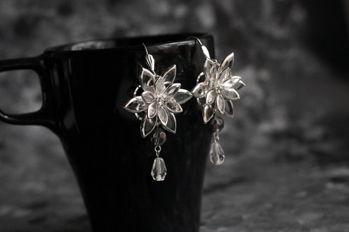Ice Flowers - náušnice * — foto 3