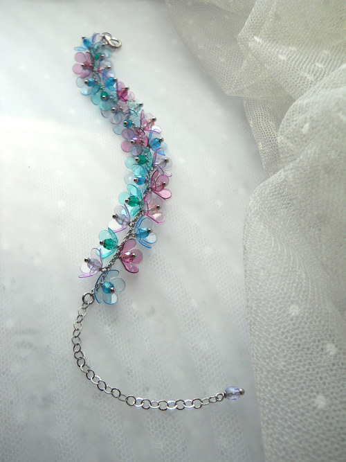 Cascade pastels.mini fleur náramek — foto 2