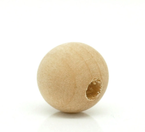 Dřevěné korálky 10 mm - bal. 20 ks — foto 2
