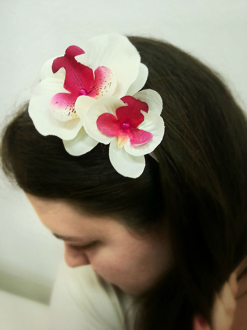 Prostě orchidej II...čelenka — foto 3