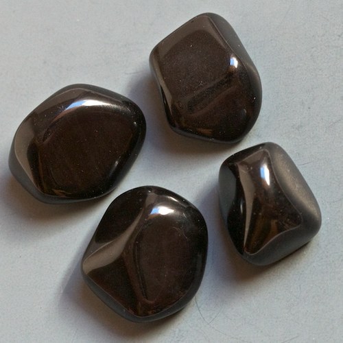 Obsidián kouřový - sada — foto 3