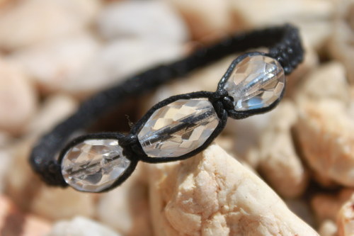 Náramek makramé/shamballa — foto 3