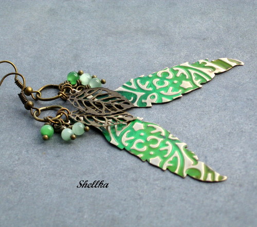 Náušnice ,,LEAFS,, — foto 3