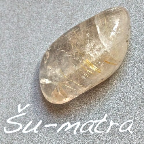 Sagenit (křišťál s rutilem) — foto 3