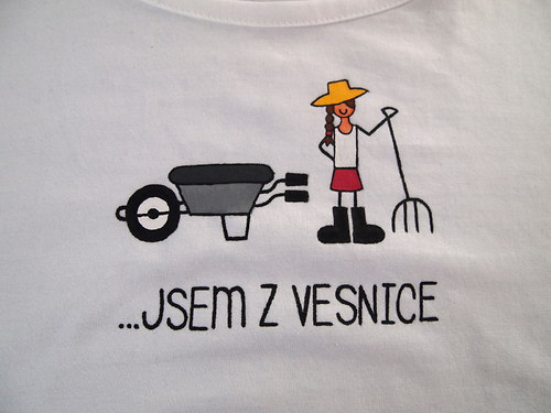 Tričko M "Jsem z vesnice" — foto 3