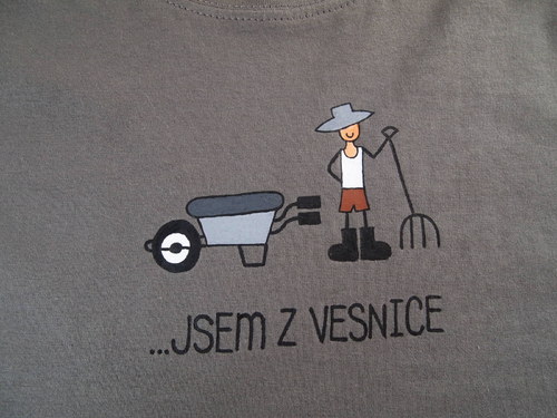 Tričko XL " Jsem z vesnice " — foto 3
