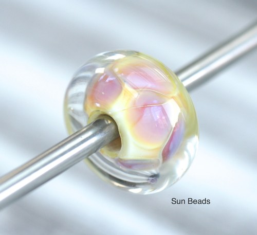 Big hole bead - Vanilkové nebe — foto 2