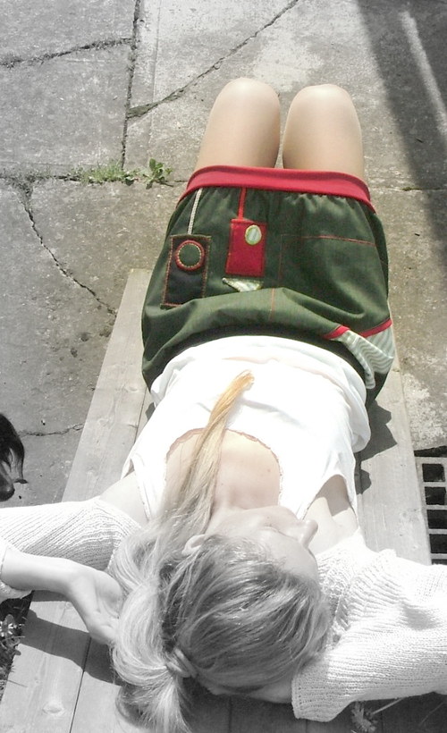 Khaki abstrakce — foto 2