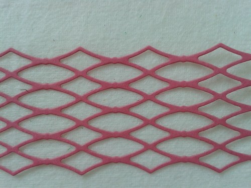 Bordura - Trellis - růžová — foto 2