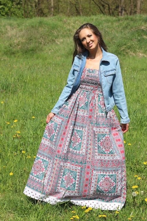 Maxi ETNO šaty — foto 2