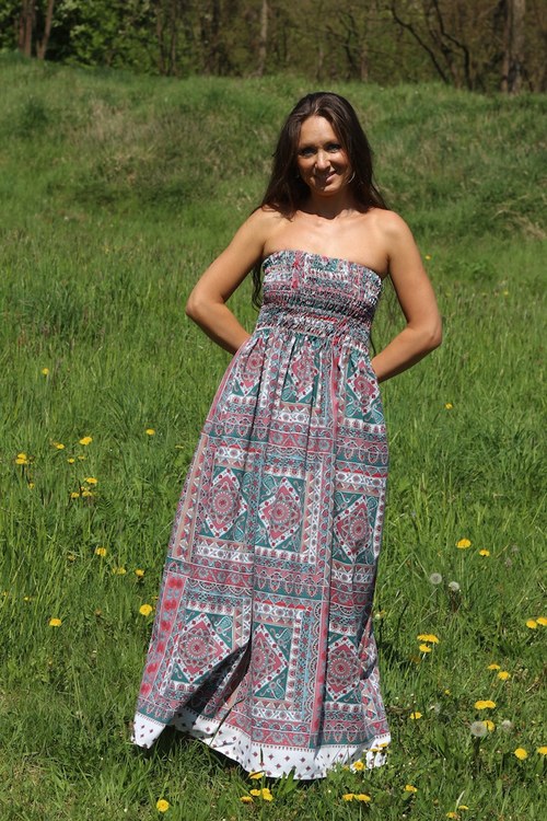 Maxi ETNO šaty — foto 3