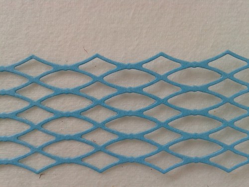 Bordura - Trellis - modrá — foto 2