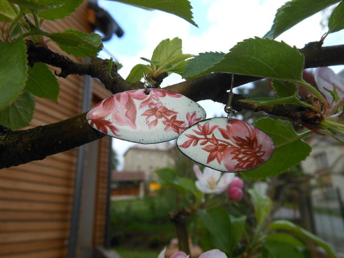 Smaltované náušnice — foto 3