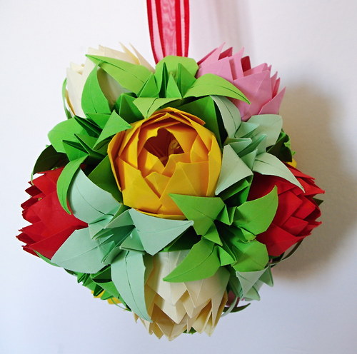 Lotosová kusudama — foto 2