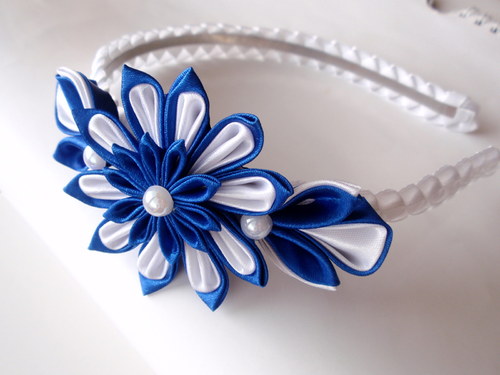 Čelenka kanzashi — foto 2