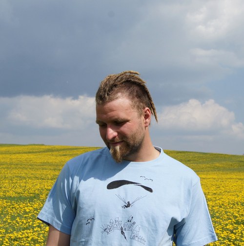 Modré padáčkové L — foto 4