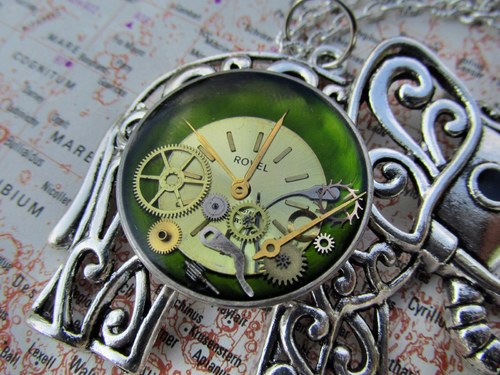 SLON.....steampunkový přívěsek — foto 3