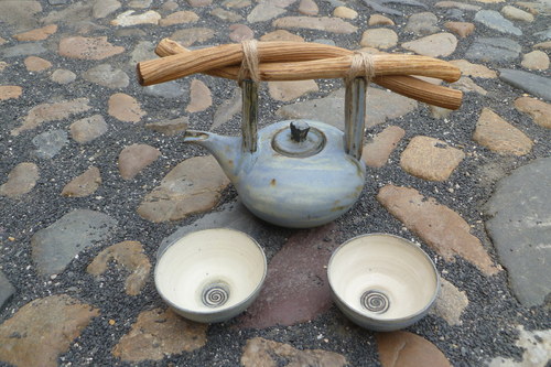 Modrá čajová souprava — foto 2