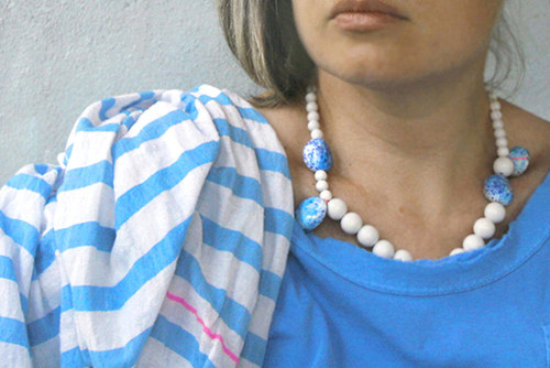 Moři blíž - valounky - náhrdelník. — foto 5