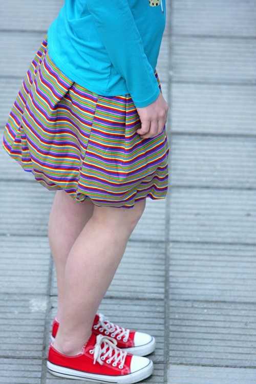 Balonová sukně...pruhy — foto 2