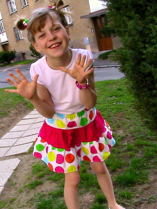 Sukně Volánková - Veselá Kolečka — foto 2